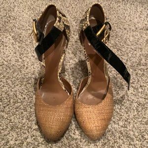 Dolce and Gabbana snakeskin pumps